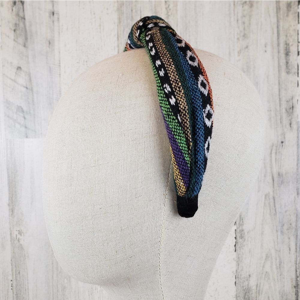Baja Woven Top Knot Headband